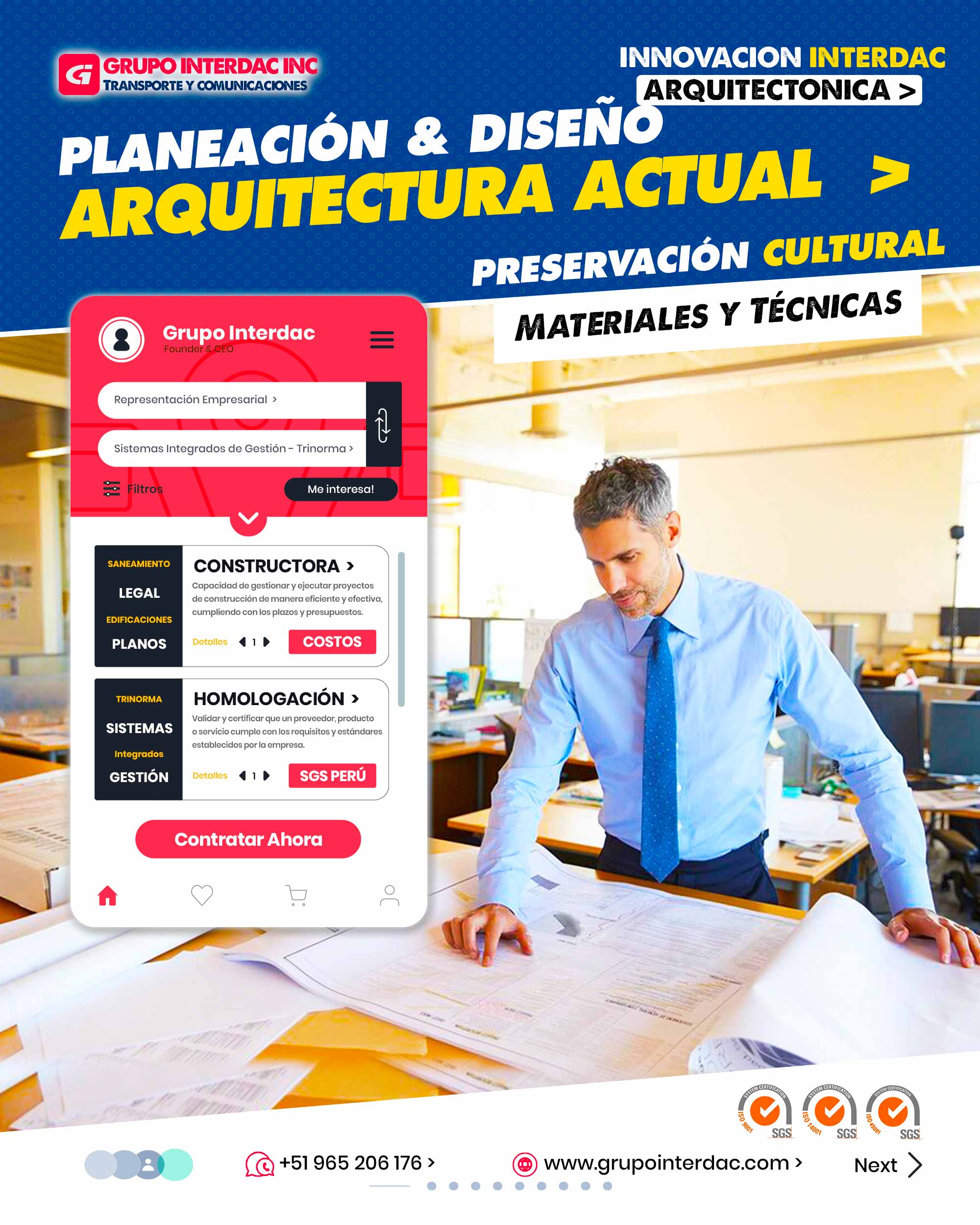 Arquitectura Grupo Interdac, Interdac Arquitectos, diseño de Planos y edificaciones, Construcción, Seguridad. PCiudadela de Machu Picchu: Uno de los íconos más reconocibles de la arquitectura inca, declarado Patrimonio de la Humanidad por la UNESCO. Ciudad de Cusco: La antigua capital inca es un testimonio viviente de la mezcla entre arquitectura indígena y colonial. Qhapaq Ñan: La red de caminos incaicos es un ejemplo de planificación urbana y arquitectura funcional a lo largo de extensas distancias. Arquitectura de terrazas: En las zonas andinas, las terrazas agrícolas reflejan el ingenio de los antiguos pobladores para cultivar en pendientes. Hoteles boutique: La oferta hotelera incluye hospedajes únicos que combinan diseño, comodidad y experiencia cultural. Casas de campo: Residencias campestres reflejan la vida rural y a menudo incorporan elementos de la arquitectura vernácula. La empresa Grupo Interdac Inc tiene un compromiso ambiental sostenible para la optimización de recursos naturales a través de herramientas computacionales en beneficio del planeta. Nuestra empresa es lider en creación de herramientas digitales para empresas transnacionales dedicadas al sector industria y de recolección y transporte de residuos solidos.